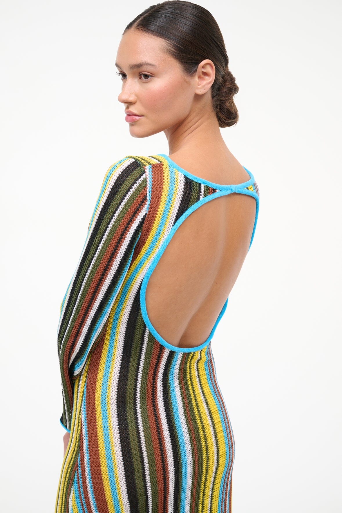 Lorena Dress Skate Stripe | STAUD Best Seller