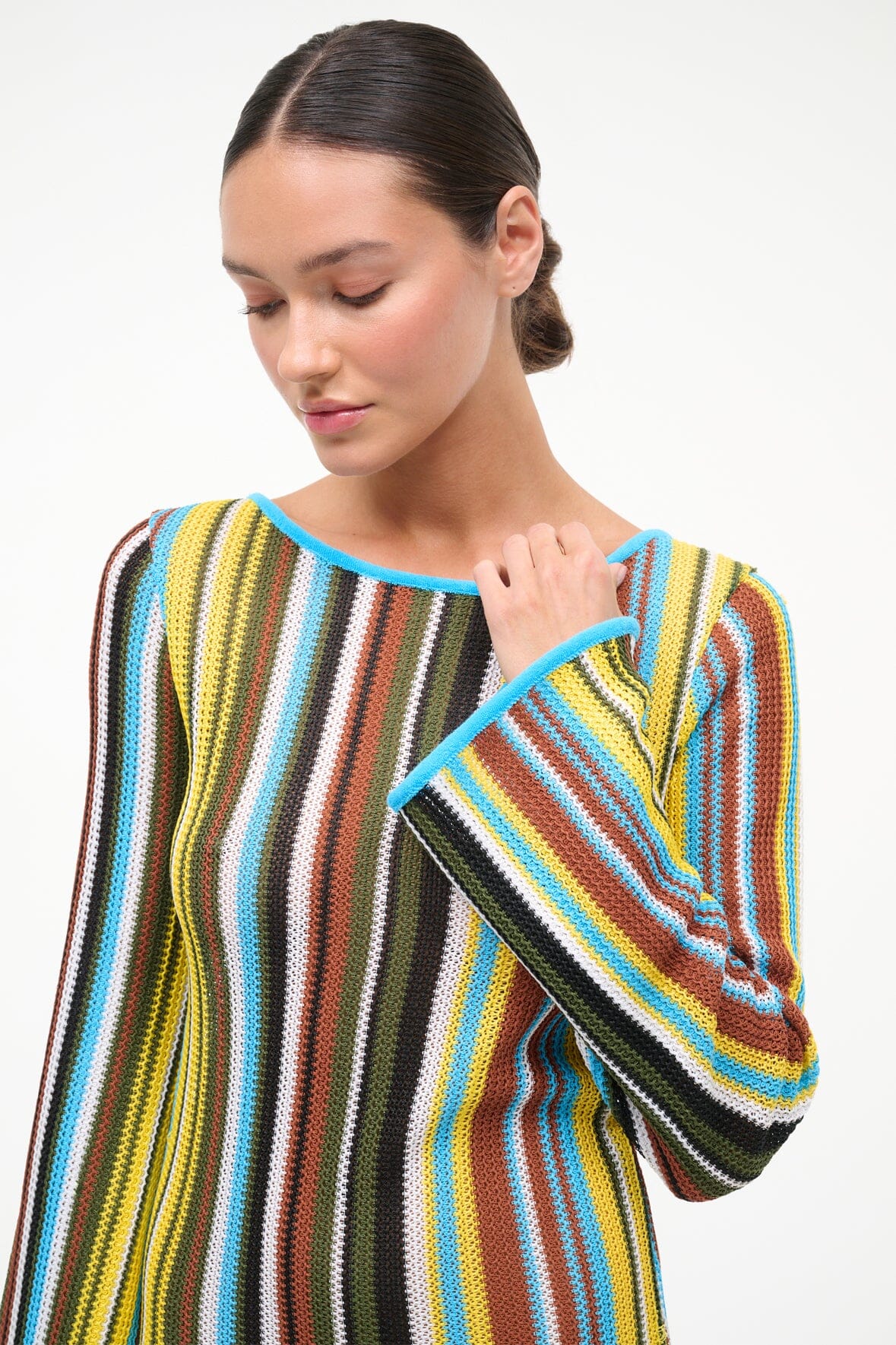 Lorena Dress Skate Stripe | STAUD Best Seller