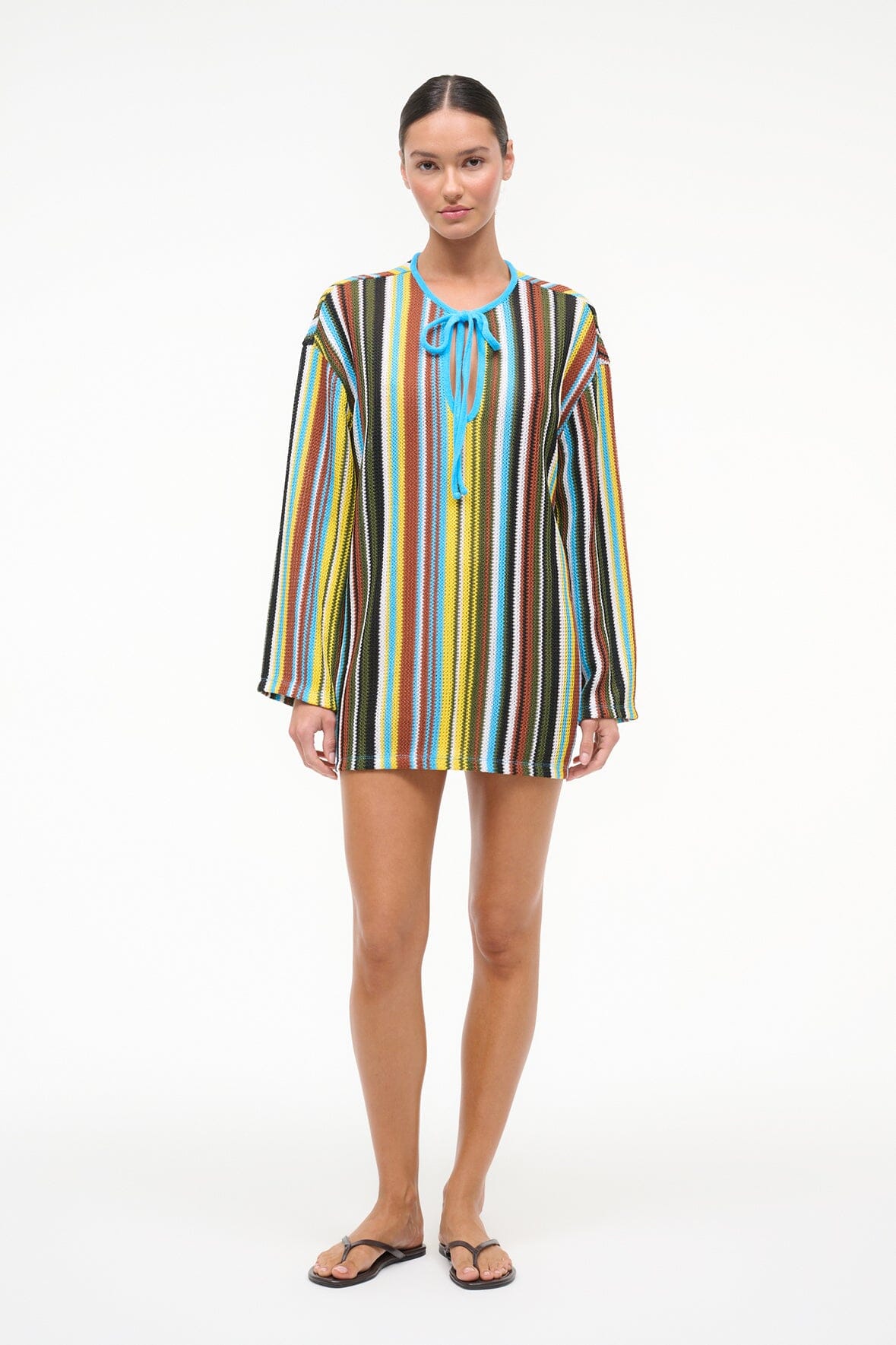 Catalina Dress Skate Stripe | STAUD Signature