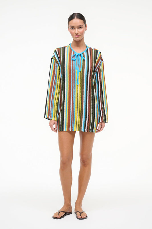 Catalina Dress Skate Stripe | STAUD Signature