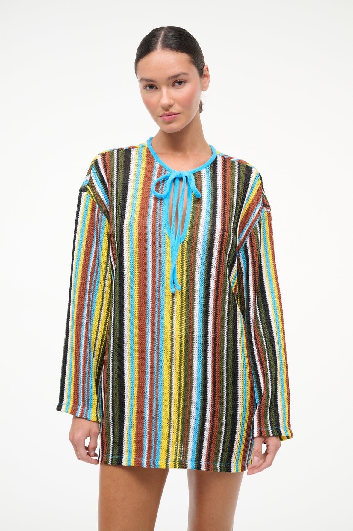 Catalina Dress Skate Stripe | STAUD Signature