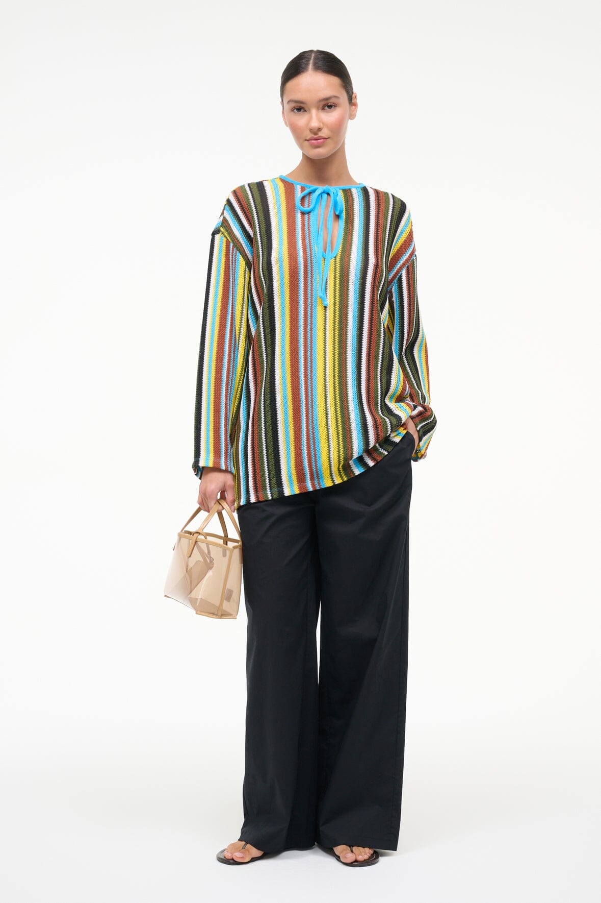 Catalina Dress Skate Stripe | STAUD Signature