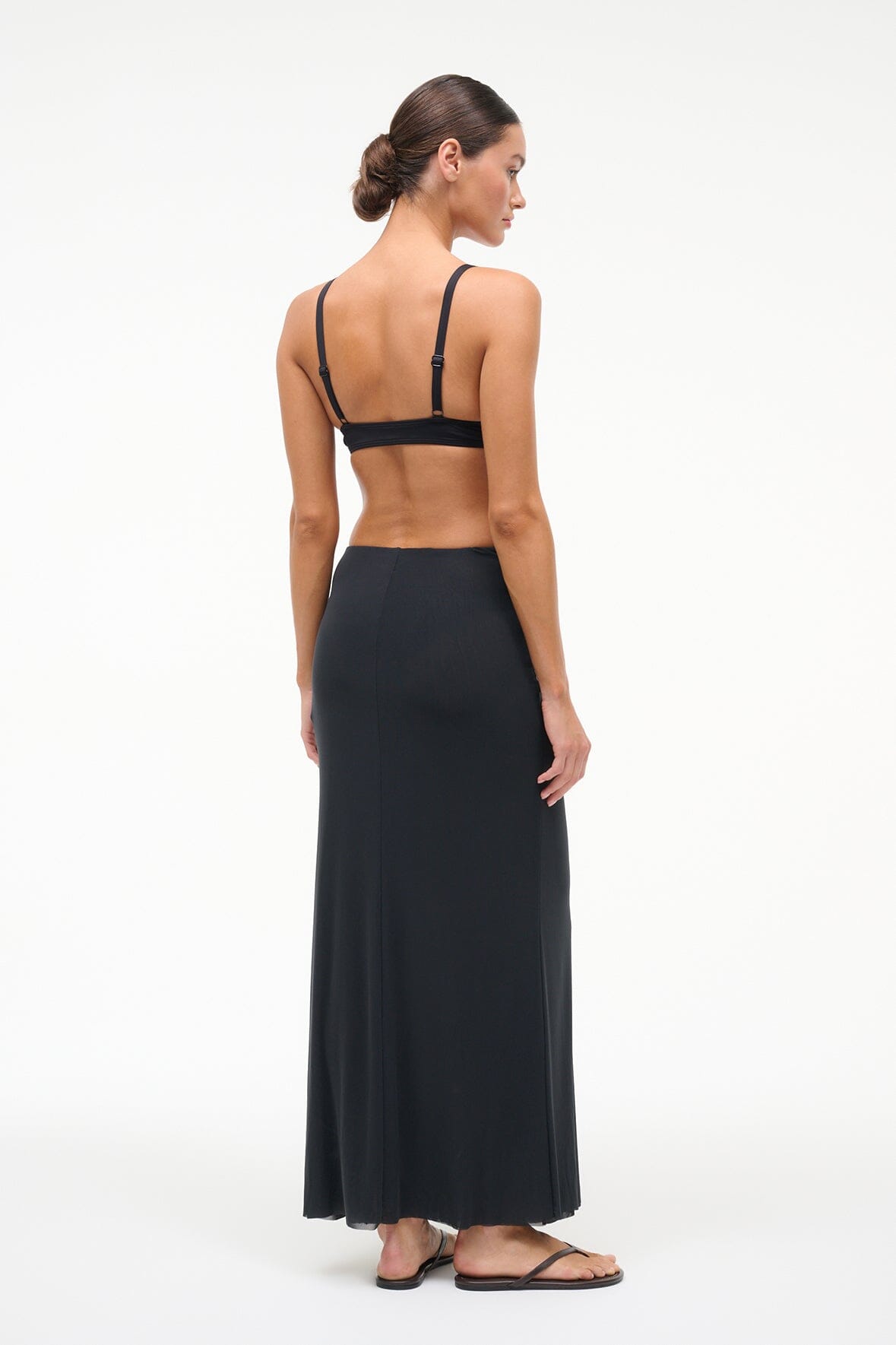 Soraya Mesh Skirt Black | STAUD Customer Favorite