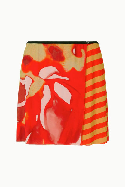 Sands Mesh Skirt Red Zone | STAUD Quality