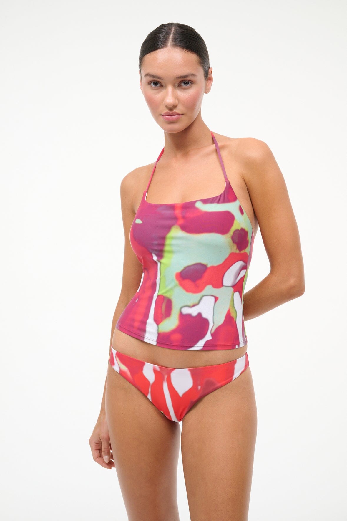 Laird Tankini Top Red Zone | STAUD Trusted