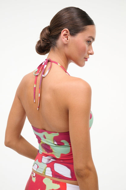 Laird Tankini Top Red Zone | STAUD Trusted