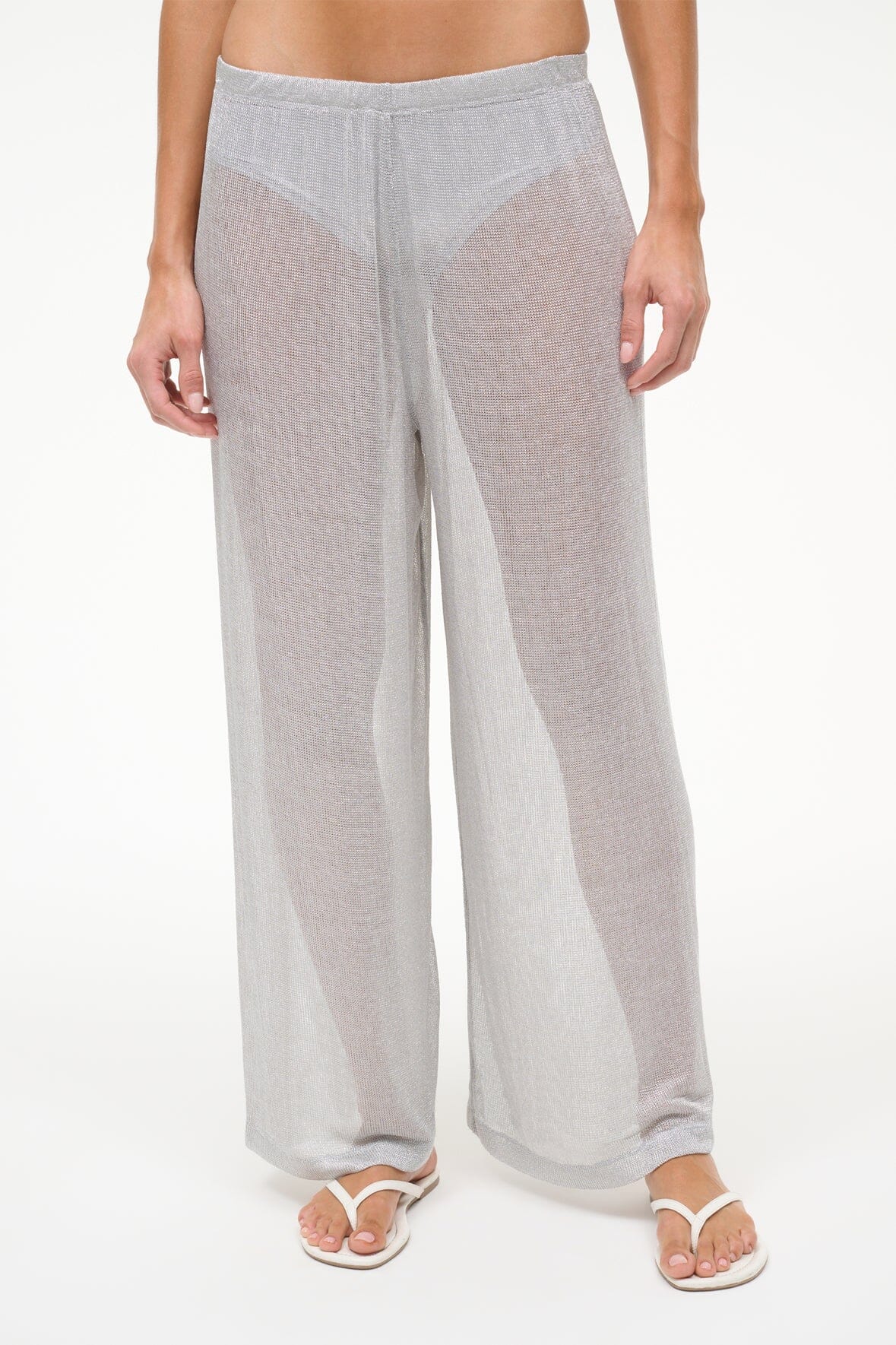 Ali Pant Silver | STAUD Trusted