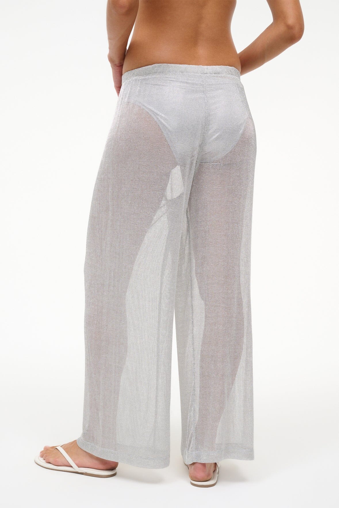 Ali Pant Silver | STAUD Trusted