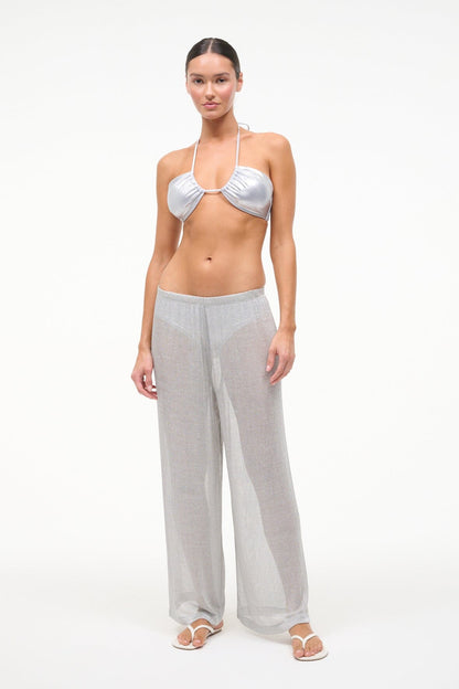 Paradise Bikini Top Silver | STAUD New