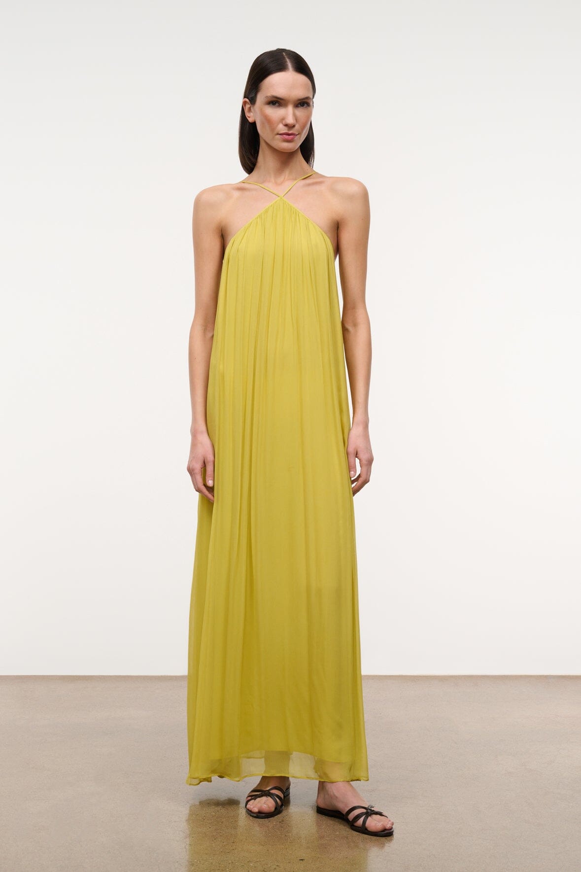 Dasha Dress Citron | STAUD Essential