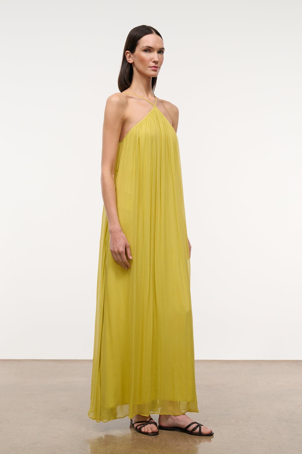 Dasha Dress Citron | STAUD Essential