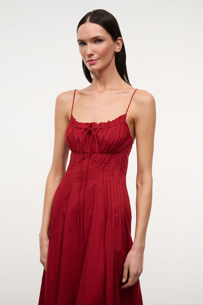 Margi Dress Rouge | STAUD Premium