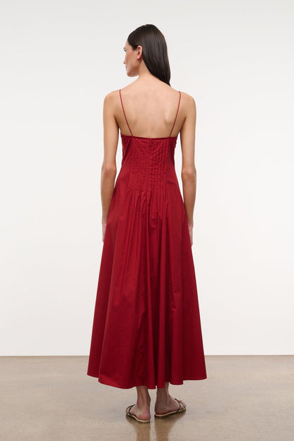 Margi Dress Rouge | STAUD Premium