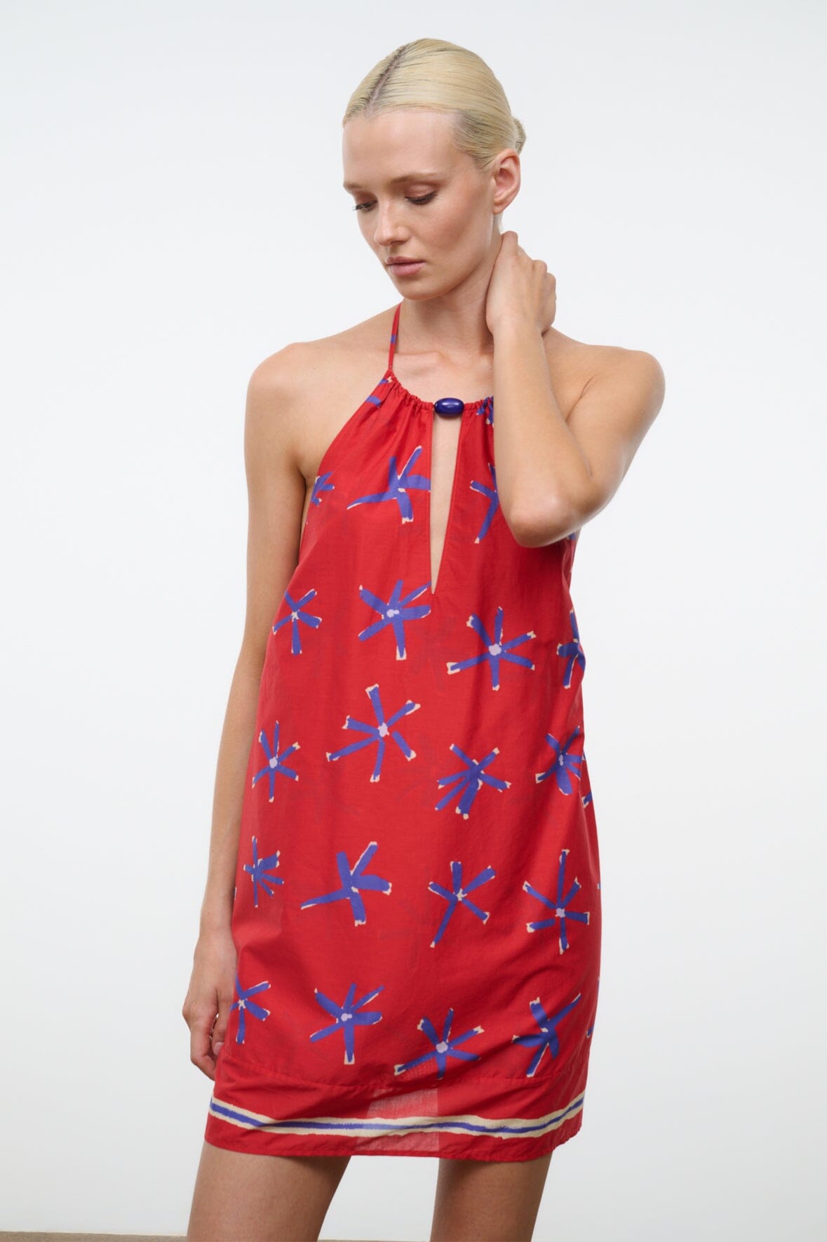 Dani Dress Painted Foulard | STAUD Quality