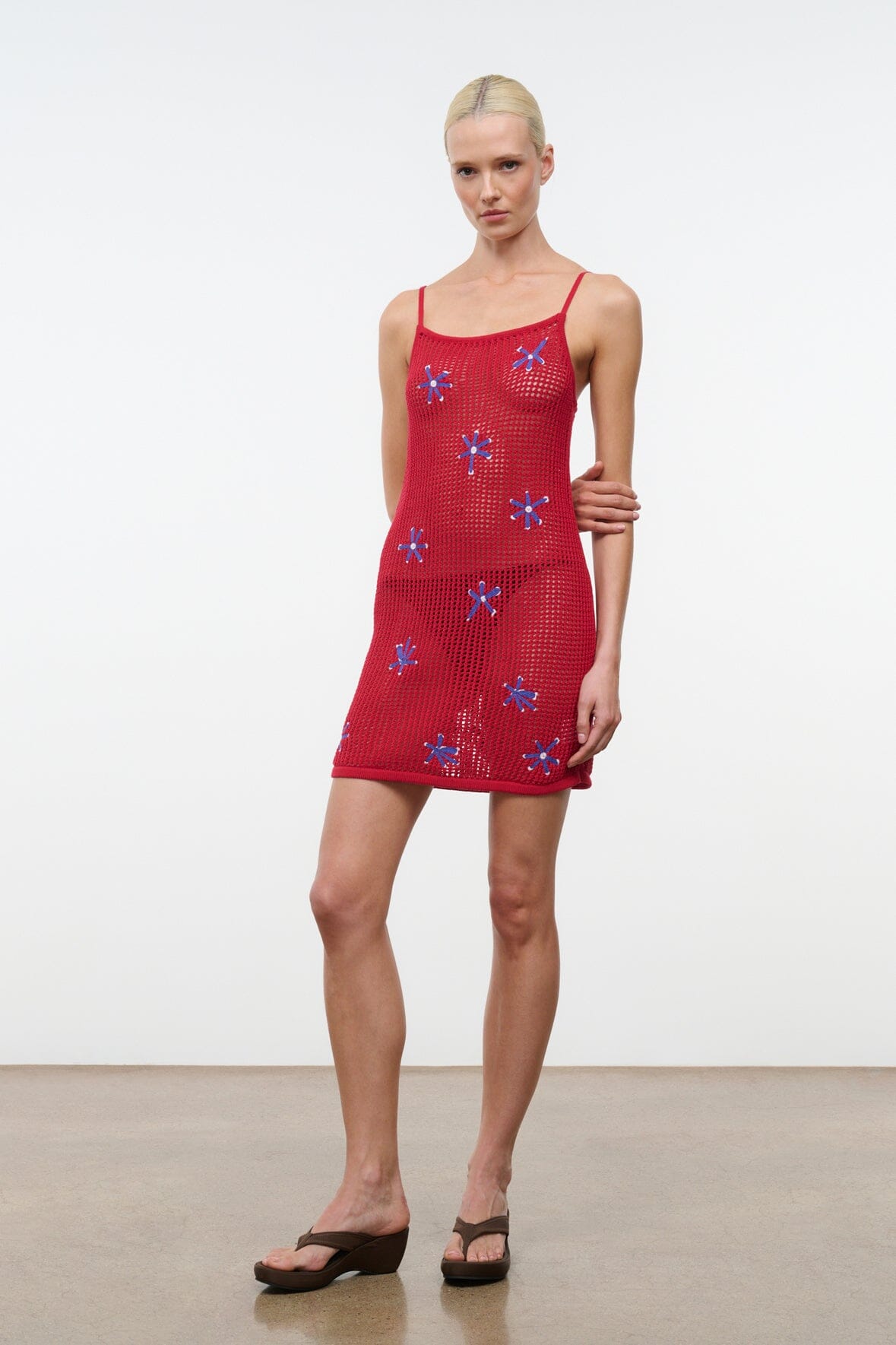 Rio Dress Painted Foulard | STAUD Trusted
