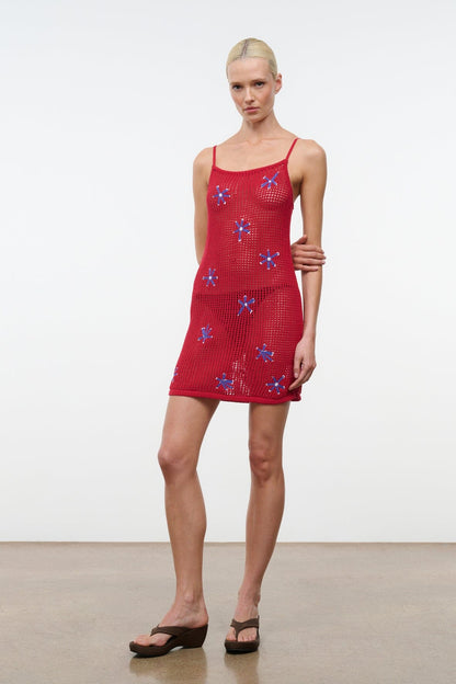 Rio Dress Painted Foulard | STAUD Trusted