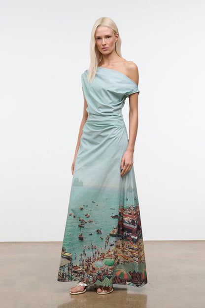 Phare Maxi Dress Endless Summer | STAUD New