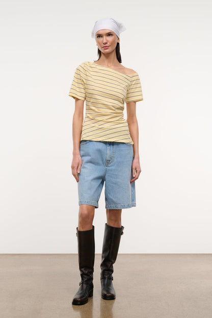 Carine Top Monday Stripe | STAUD Signature