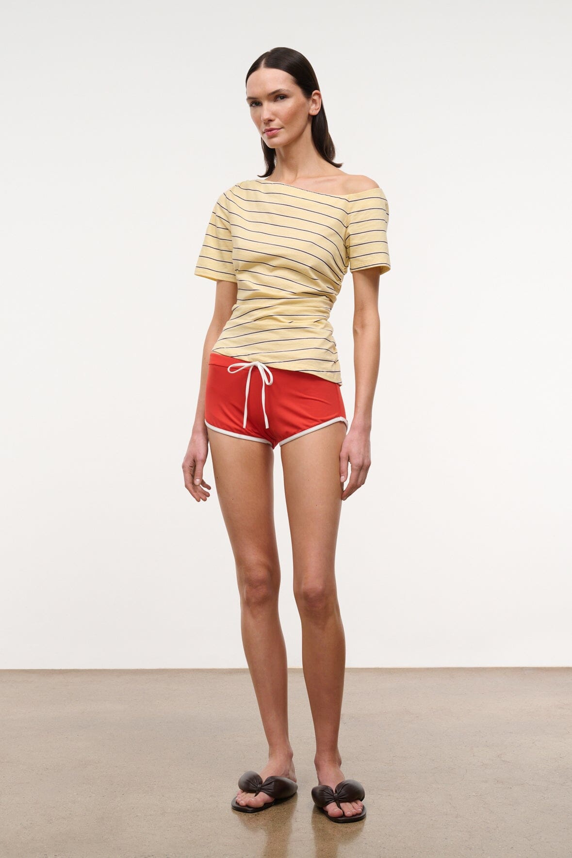 Carine Top Monday Stripe | STAUD Signature