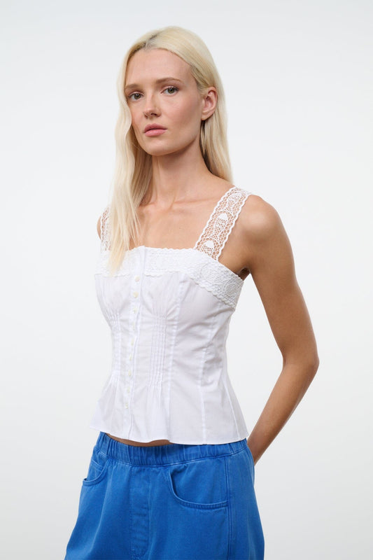 Su26 Matilde Top White | STAUD Latest