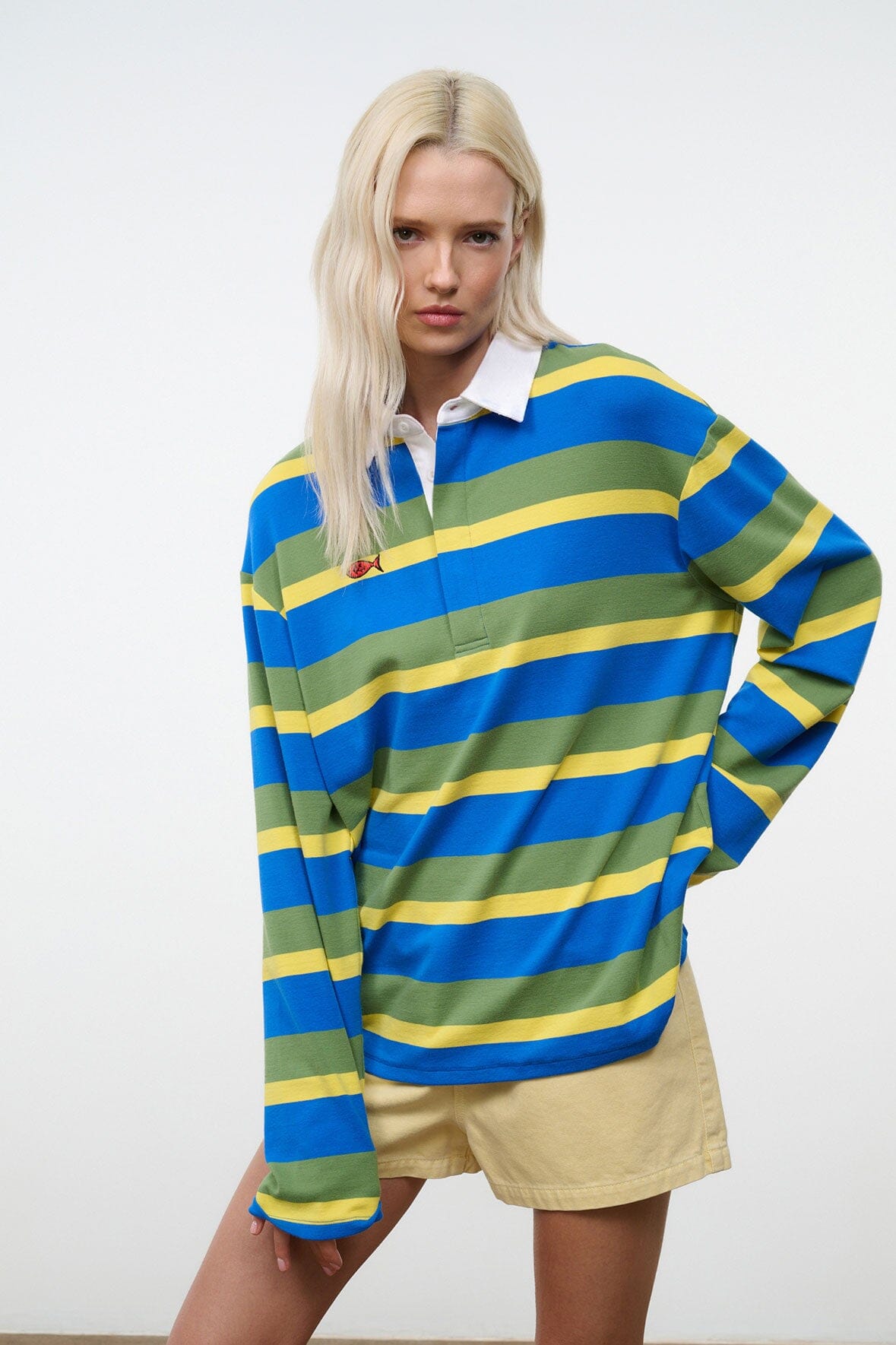 Gavin Shirt Costa Stripe | STAUD New