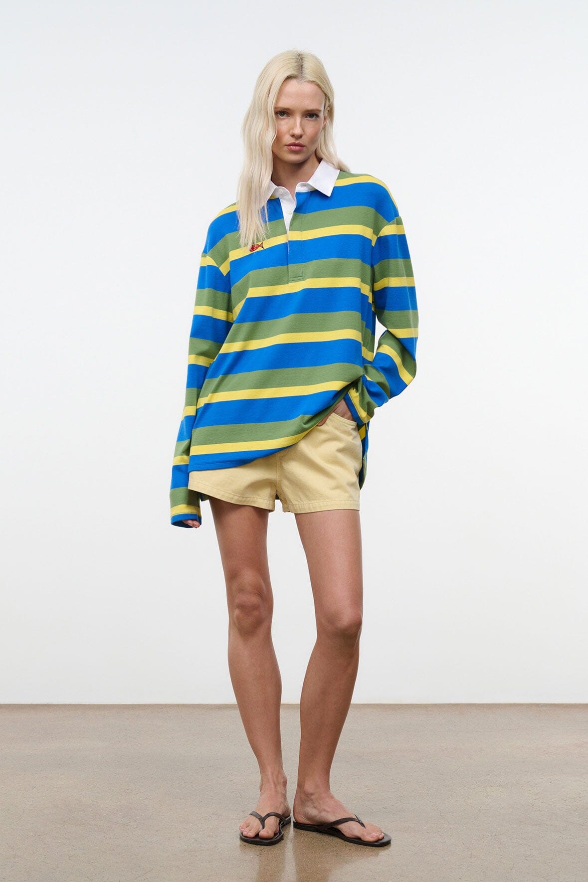 Gavin Shirt Costa Stripe | STAUD New