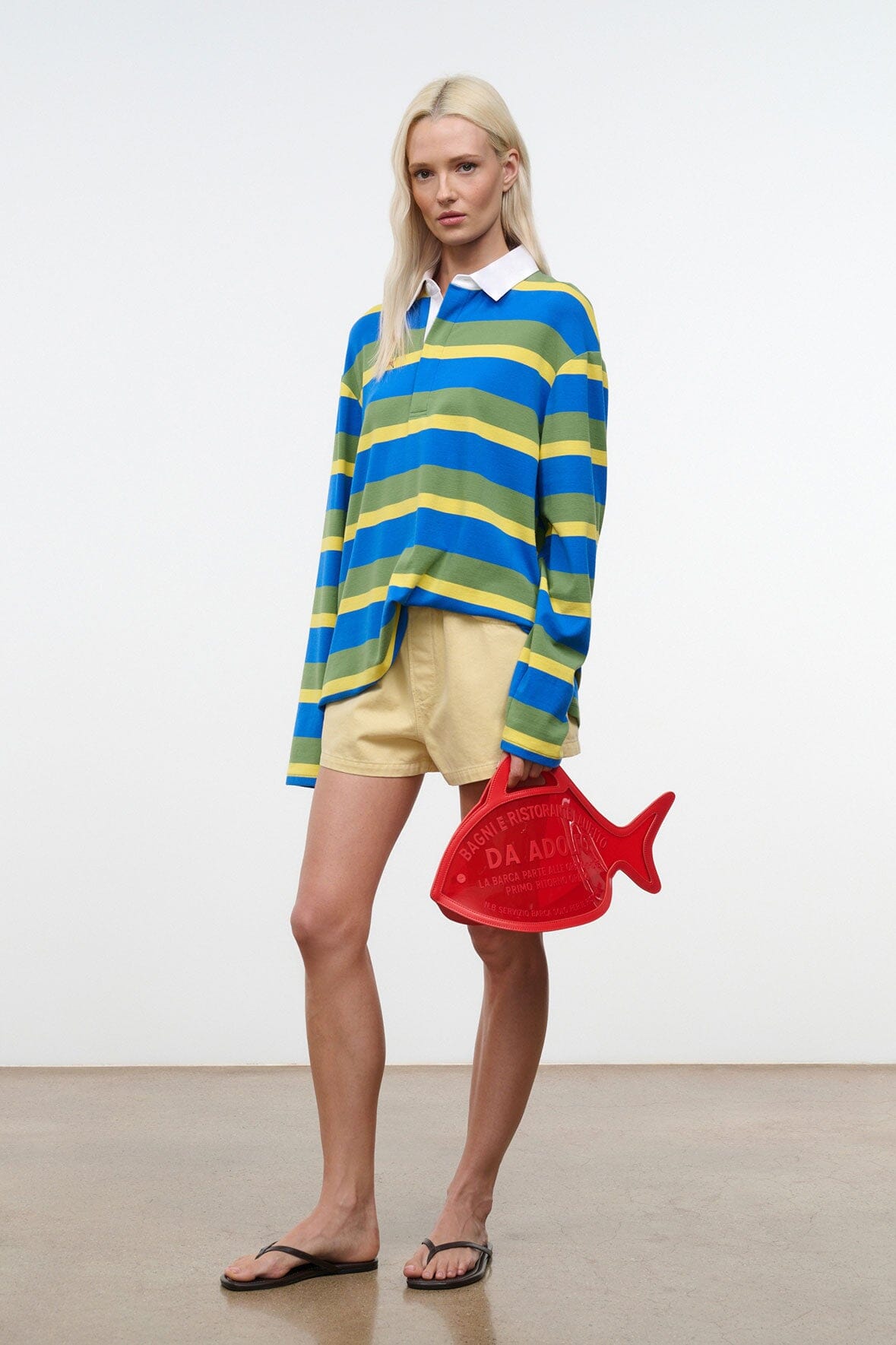 Gavin Shirt Costa Stripe | STAUD New