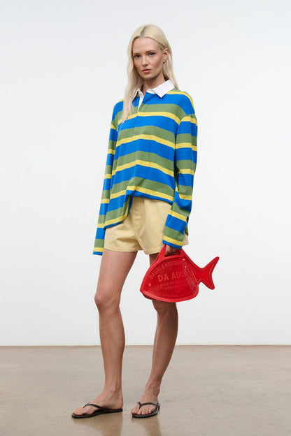 Gavin Shirt Costa Stripe | STAUD New