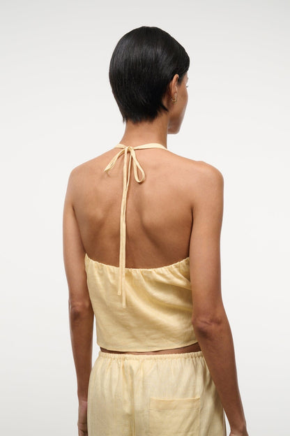Corso Linen Top Butter | STAUD Recommended