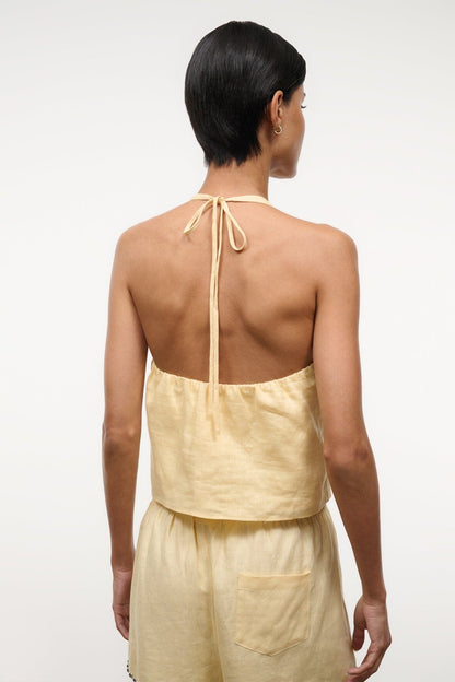 Corso Linen Top Butter | STAUD Recommended