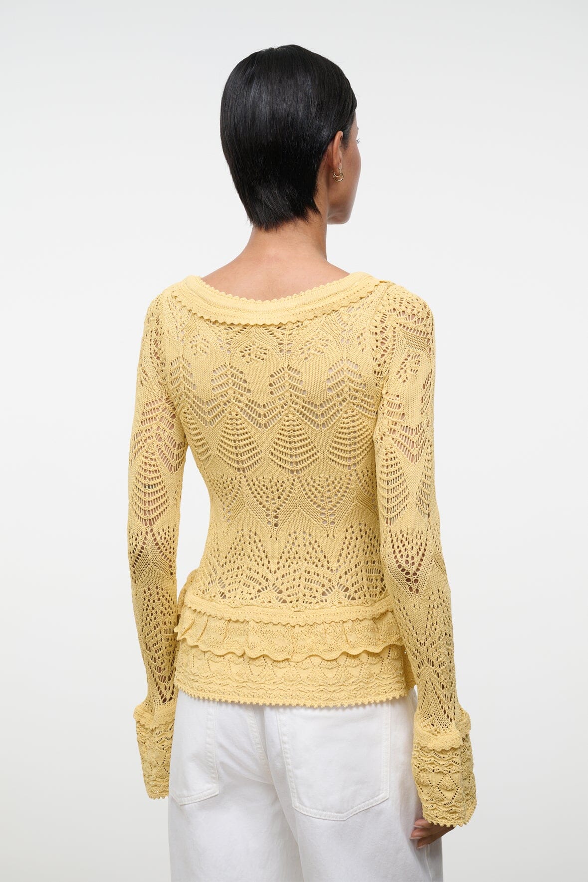 Rozella Top Butter | STAUD Value