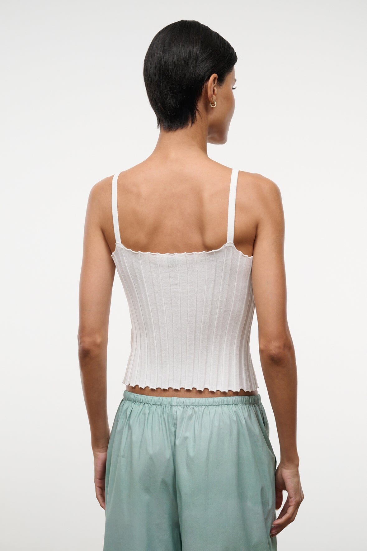 Skye Tank Ivory | STAUD Popular
