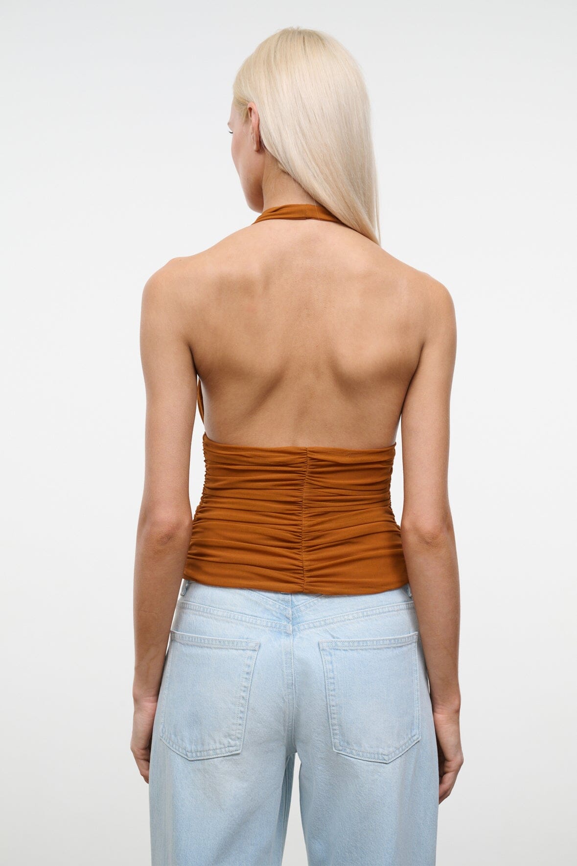 Alessandra Top Cocoa Butter | STAUD Quality