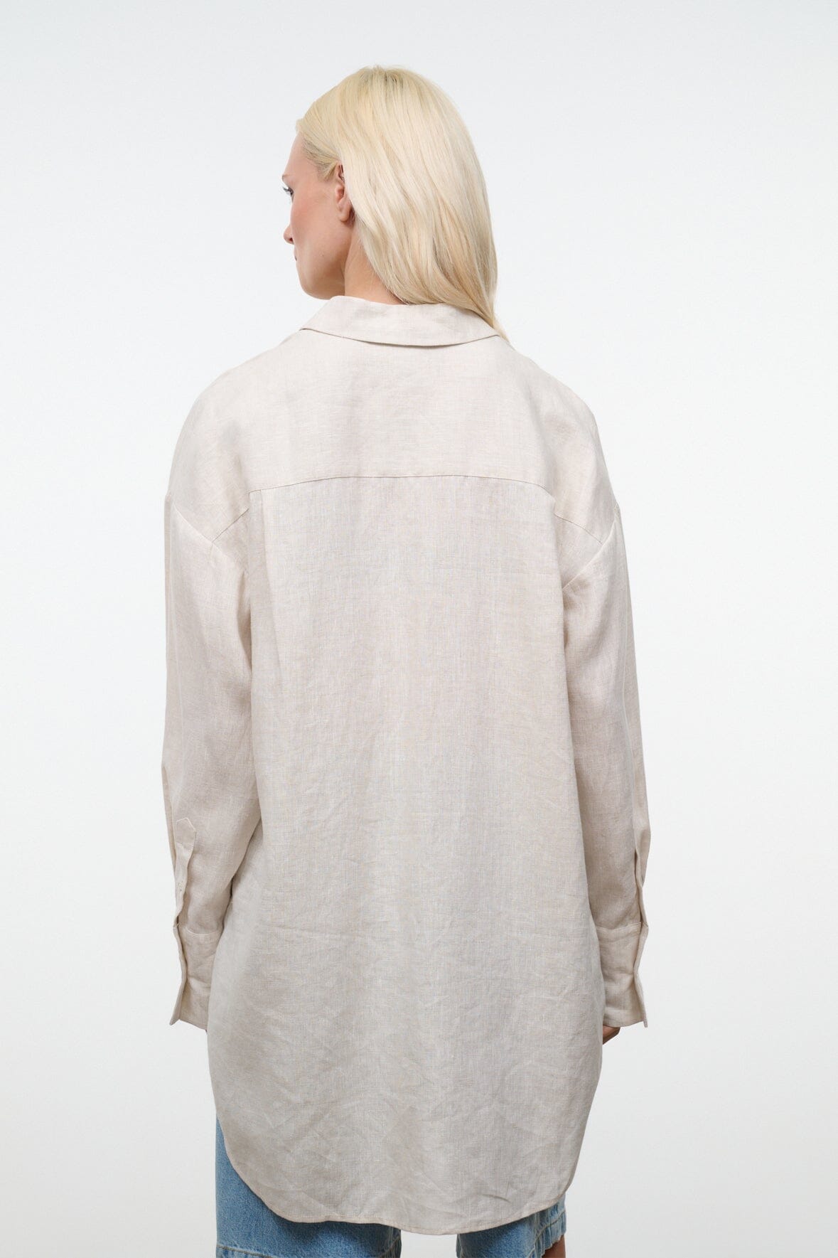 Sandbar Linen Top Natural | STAUD Recommended