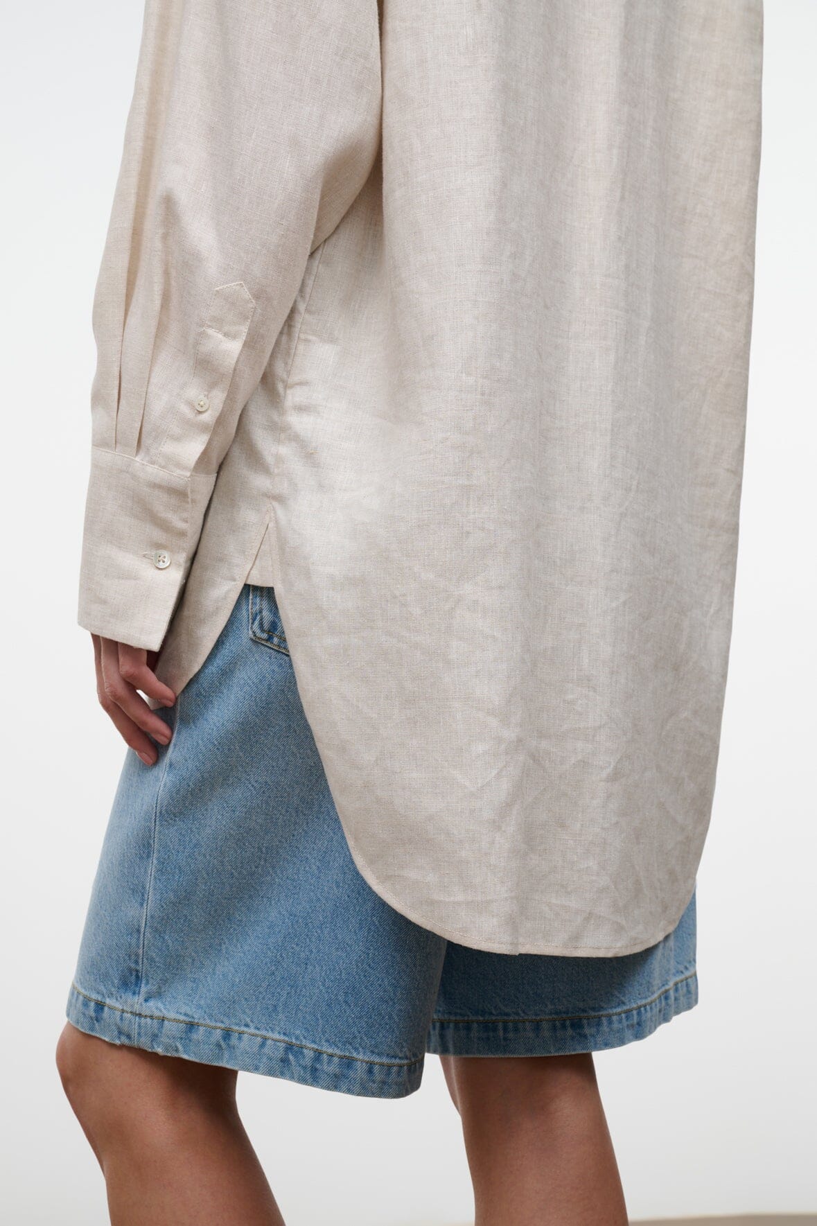Sandbar Linen Top Natural | STAUD Recommended