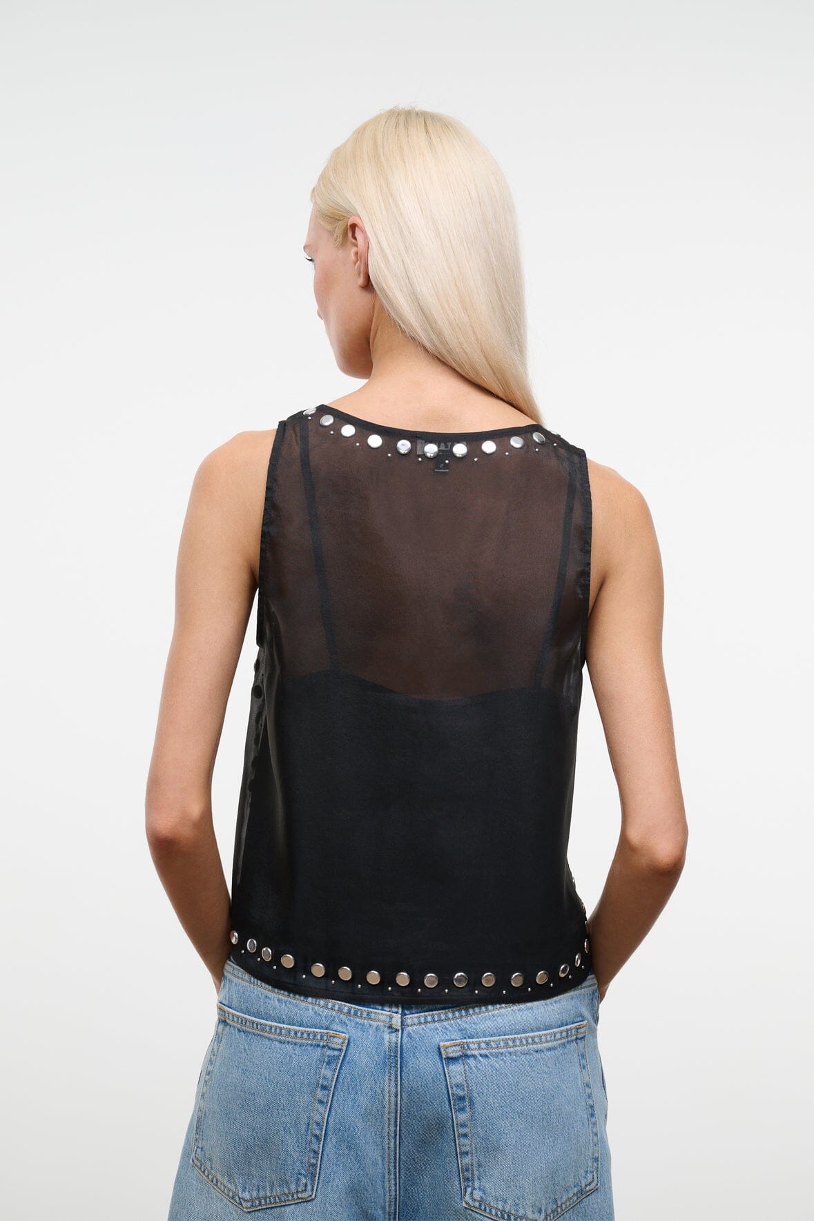 Cara Top Black Studs | STAUD New