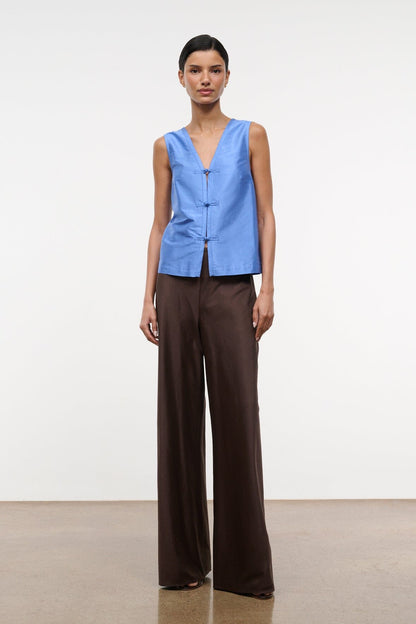 Sami Silk Top Coast | STAUD Great Value