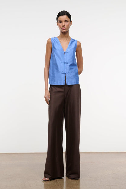 Sami Silk Top Coast | STAUD Great Value