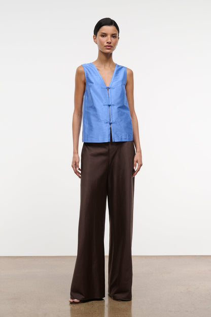 Sami Silk Top Coast | STAUD Great Value
