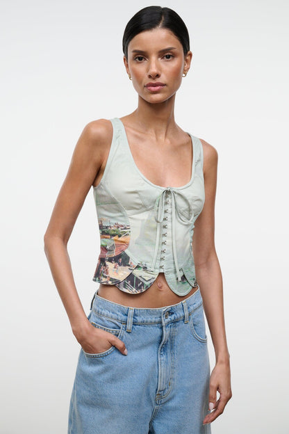 Vittoria Top Endless Summer | STAUD Exclusive