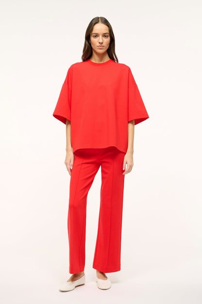 Knack Pant Red Rose | STAUD Latest
