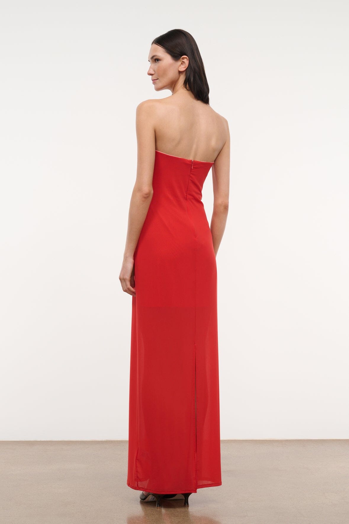 Liliana Dress Tomato | STAUD Latest