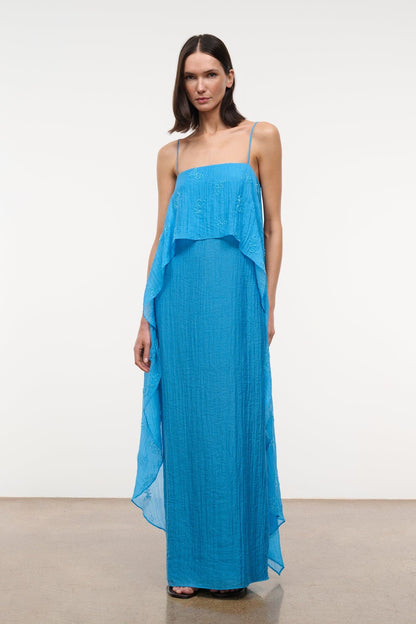 Valencia Dress Pacific | STAUD Premium