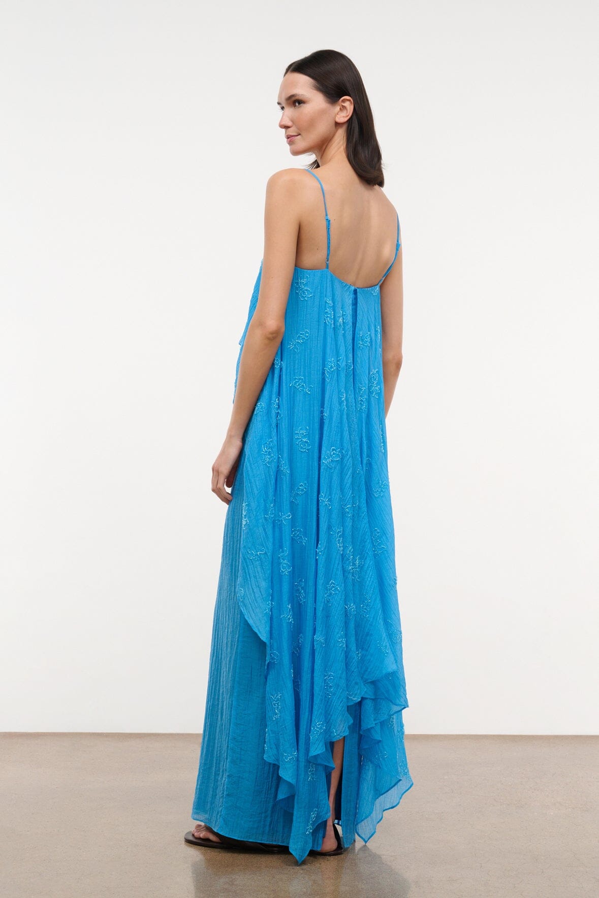 Valencia Dress Pacific | STAUD Premium