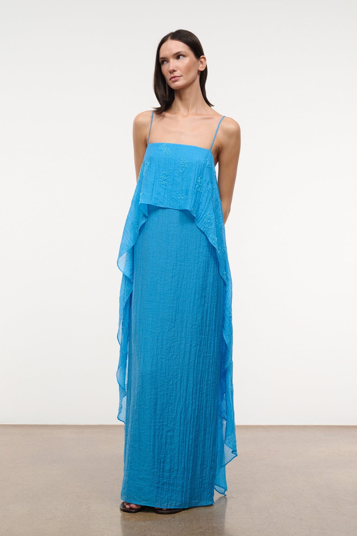 Valencia Dress Pacific | STAUD Premium