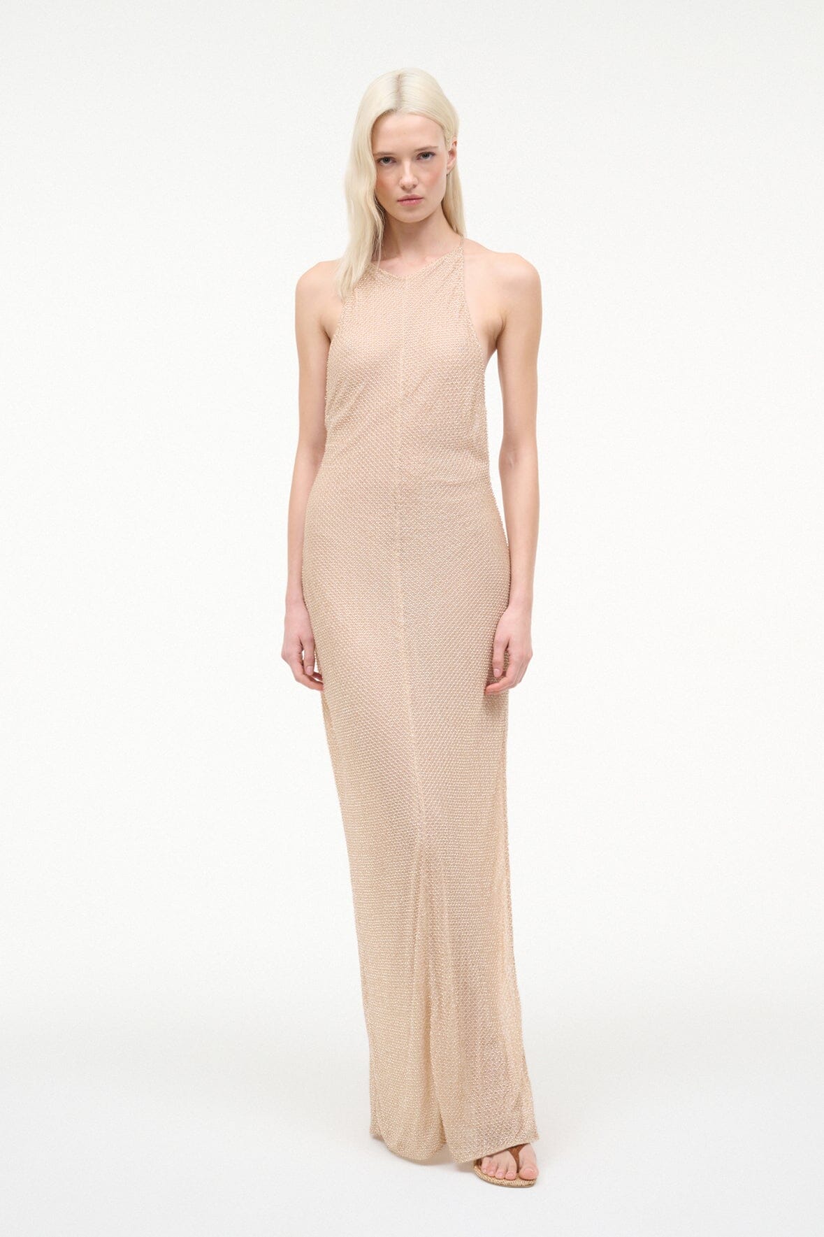 Rhea Dress Champagne | STAUD Best Seller