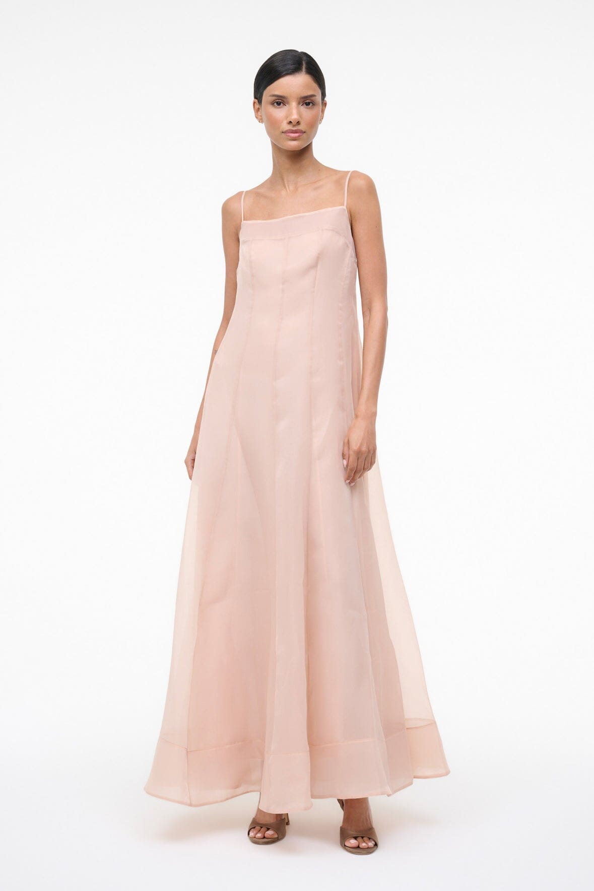 Gustav Dress Fawn | STAUD Essential