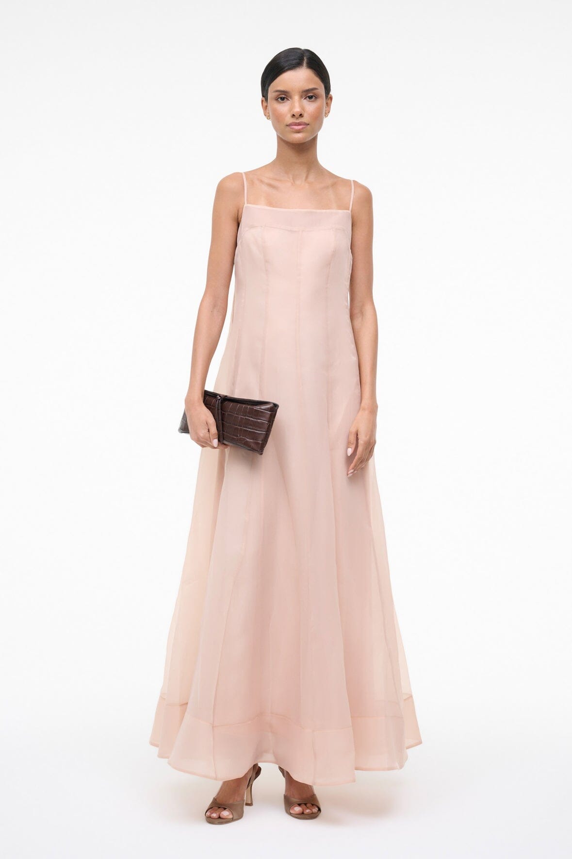 Gustav Dress Fawn | STAUD Essential