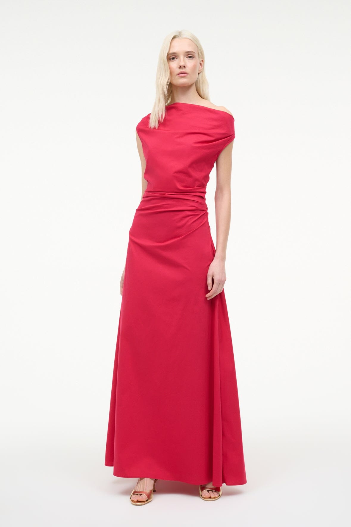 Phare Maxi Dress Cherry | STAUD Popular
