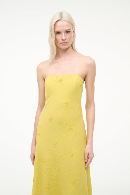 Cassie Dress Lemon Custard | STAUD Everyday